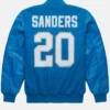 Barry Sanders Goat Varsity Wool Jacket back look