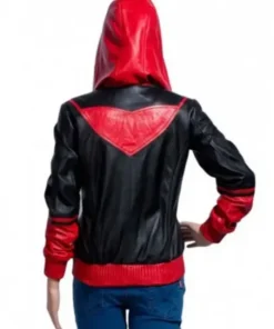 Batwoman Ruby Rose Black Red Bomber Jacket With Hood