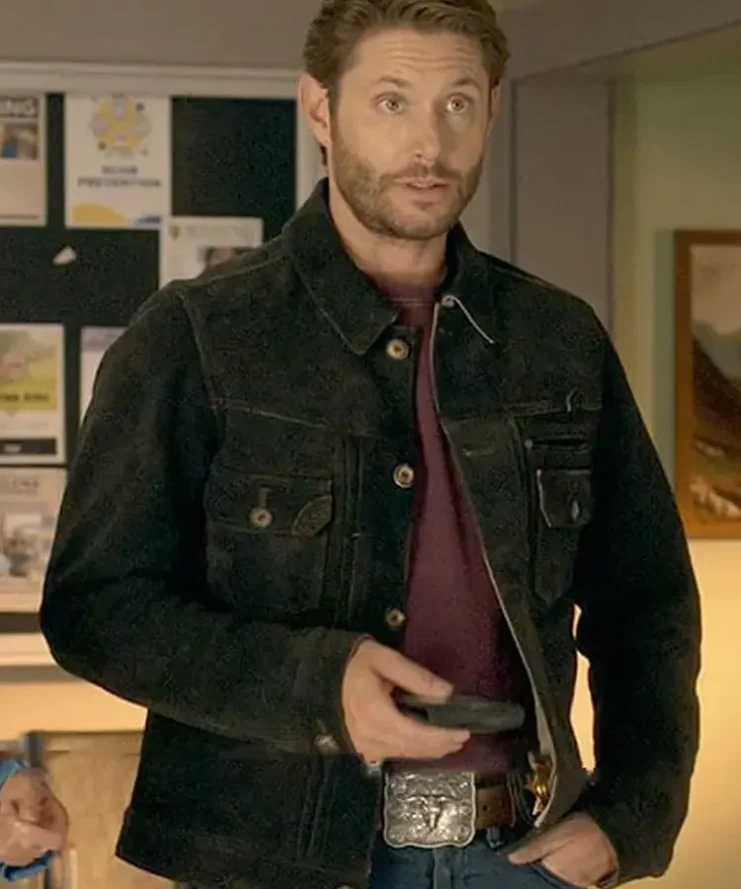 Beau Arlen Big Sky Suede Black Trucker Jacket