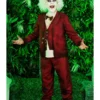 Beetlejuice Wedding Halloween Maroon Suit