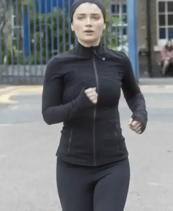 Behind Her Eyes Adele Black Fleece Track Jacket