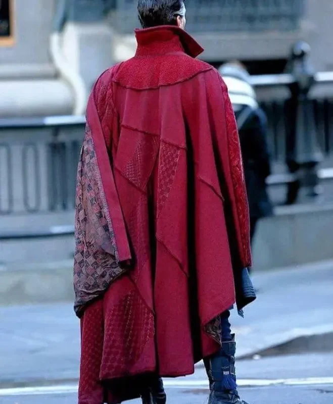 Handmade Doctor Strange Cloak Of Levitation – Red Robe Cosplay Costume For Adults