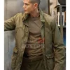 Benicio Snitch Green Cotton Field Jacket