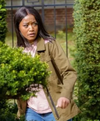 Berlin Station April Lewis Green Jacket