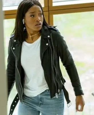 Berlin Station April Lewis Leather Jacket