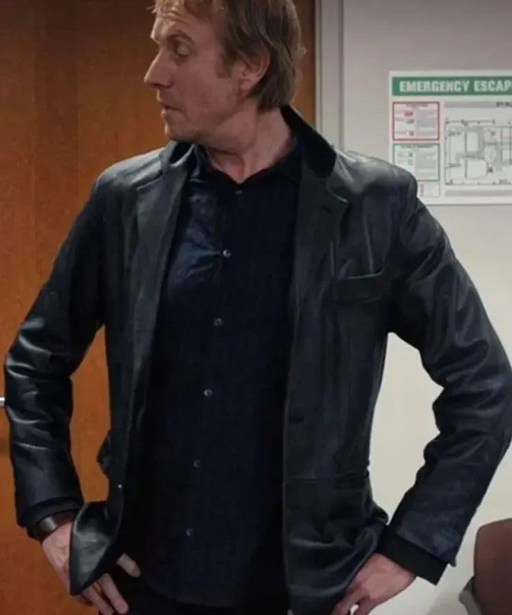 Berlin Station Hector DeJean Leather Blazer