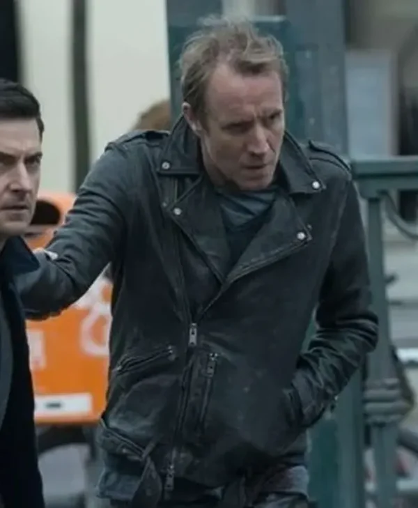 Berlin Station Hector DeJean Leather Jacket