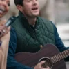 Best Christmas Ever Jason Biggs Green Quilted Vest
