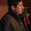 Best Christmas Ever Jason Biggs Green Quilted Vest side look