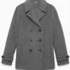 Betty Cooper Riverdale S02 Grey Peacoat
