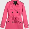 Betty Cooper Riverdale S02 Pink Peacoat front look
