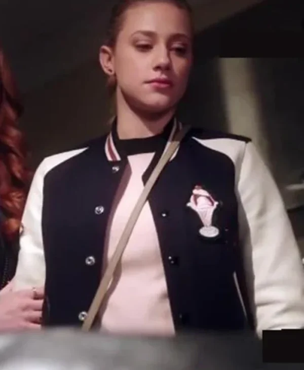 Betty Cooper Riverdale S04 Two Tone Wool Varsity Jacket