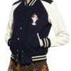 Betty Cooper Riverdale S04 Two Tone Wool Varsity Jacket front look