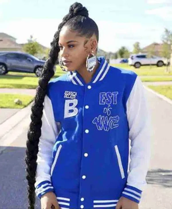 Bianca Belair WWE Varsity Jacket