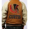 Big Chief Curtis Letterman Varsity Jacket back look