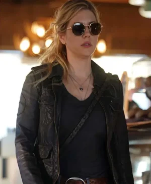 Big Sky Jenny Hoyt Leather Black Jacket