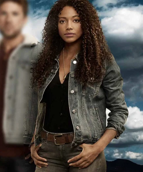 Big Sky Kylie Bunbury Blue Denim Jacket