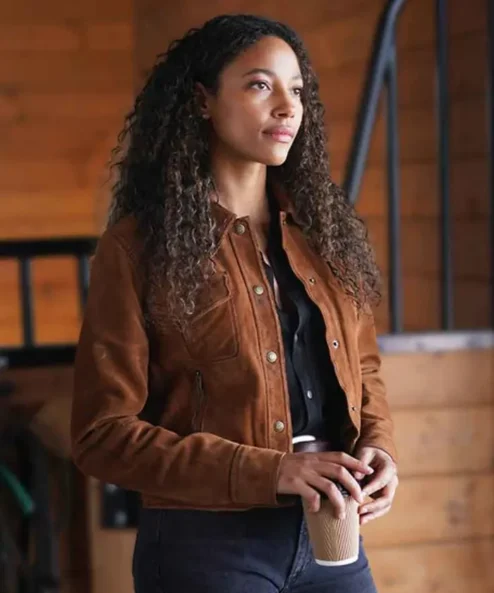 Big Sky Kylie Bunbury Suede Leather Jacket