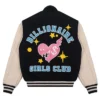 Billionaire Girls Club Varsity Jacket back look