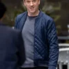 Billions Bobby Axelrod Quilted Parachute Blue Jacket