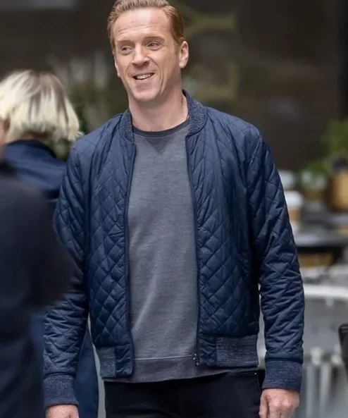 Billions Bobby Axelrod Quilted Parachute Bomber Jacket