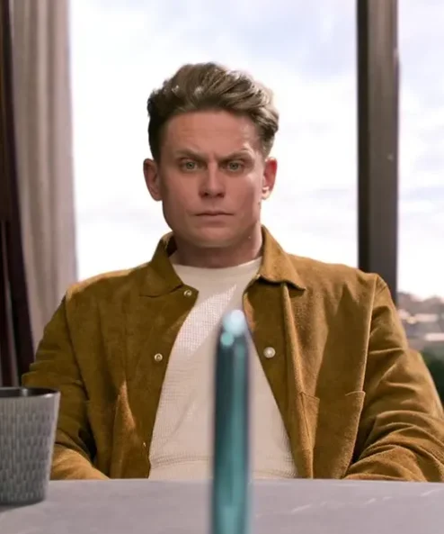 Billy Magnussen Lift 2024 Suede Leather Jacket 1