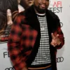Bird Box Lil Rel Howery Red and Black Jacket