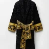 Black Casual Versace Bathrobe