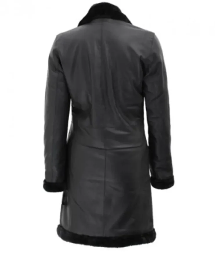 Black-Leather-Long-Shearling-Coat-For-Womens