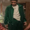 Black Mafia Family Myles Truitt Green Fleece Tracksuit
