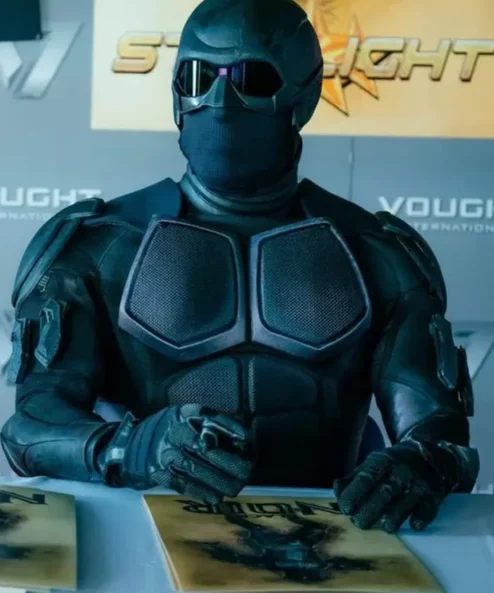 Black Noir The Boys Black Leather Jacket