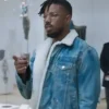 Black Panther Erik Killmonger Trucker Blue Denim Jacket
