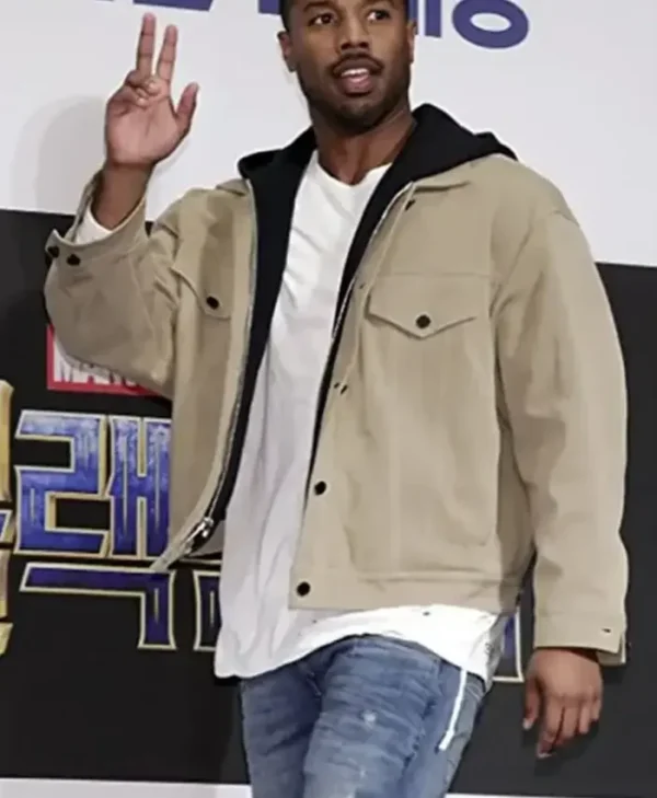 Black Panther Michael B Seoul Premiere Off White Jacket
