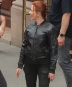 Black Widow 2021 Black Jacket