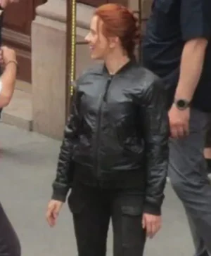 Black Widow 2021 Black Jacket
