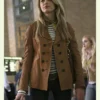Blake Lively Gossip Girl Brown Leather Jacket