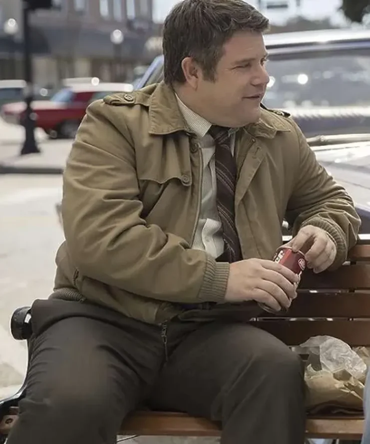 Bob Newby Stranger Things Cotton Brown Bomber Jacket