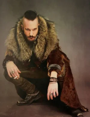 Bobo Del Rey Wynonna Earp Brown Fur Coat