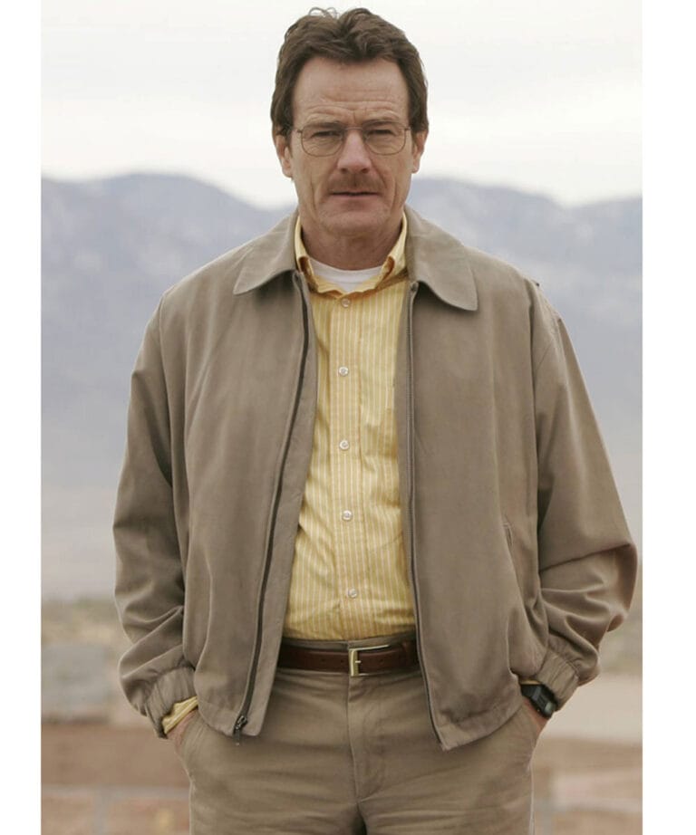 Breaking Bad Walter Cotton Zip Up Khaki Jacket