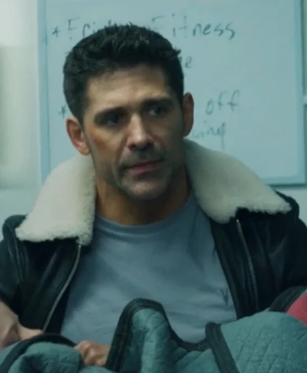 Bren Foster Life After Fighting 2024 Black Shearling Jacket