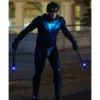Brenton Thwaites Titans Nightwing Leather Costume Jacket full look