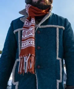 Brett Gelman Stranger Things Blue Fur Coat