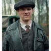 Brian Gleeson Peaky Blinders Black Leather Trench Coat
