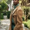 Bridgerton S02 Simon Basset Beige Long Wool Trench Coat