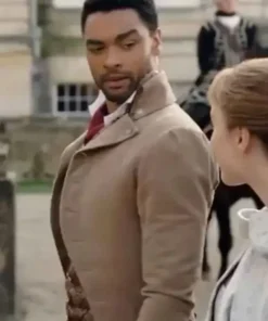 Bridgerton Simon Basset Wool Beige Tailcoat