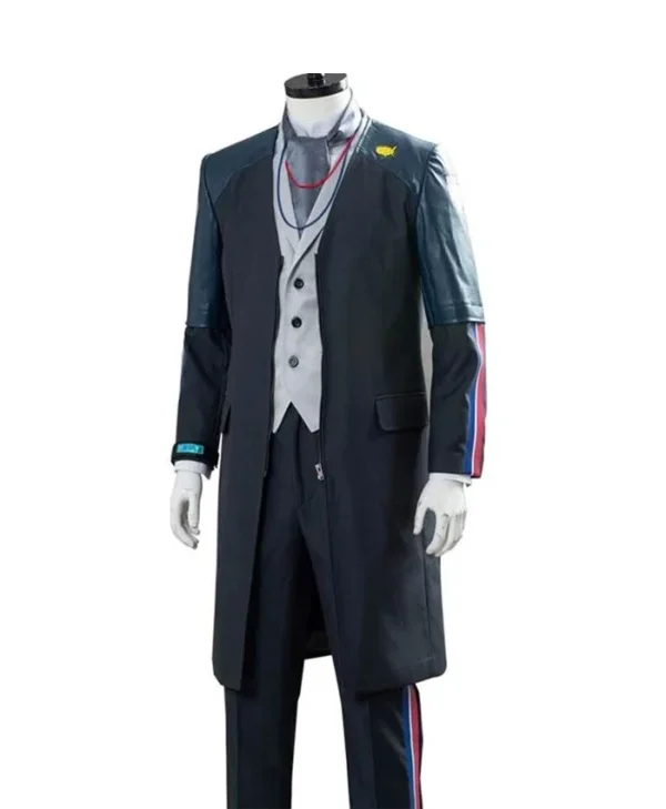 Bridges Die-Hardman Death Stranding Black Long Leather Coat