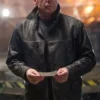 Bruce Willis Extraction 2015 Black Leather Jacket