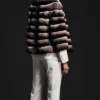 Buy Chinchilla Pink Fur Jacket For Sale