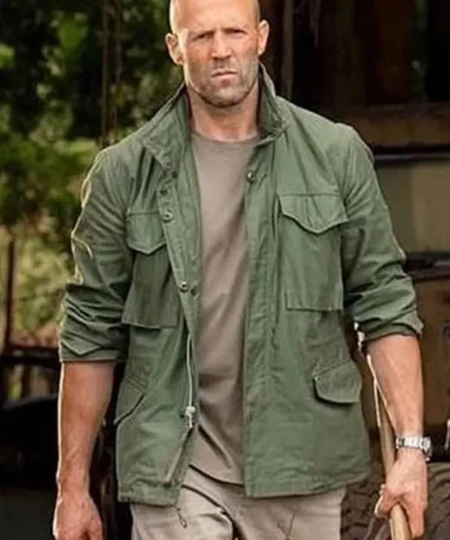 Buy Jason Statham Hobbs & Deckard Shaw Green Jacket