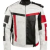 Carlos Film Descendants 3 Cameron Boyce White Red Cosplay PU & Real Leather Jacket For Men and Women